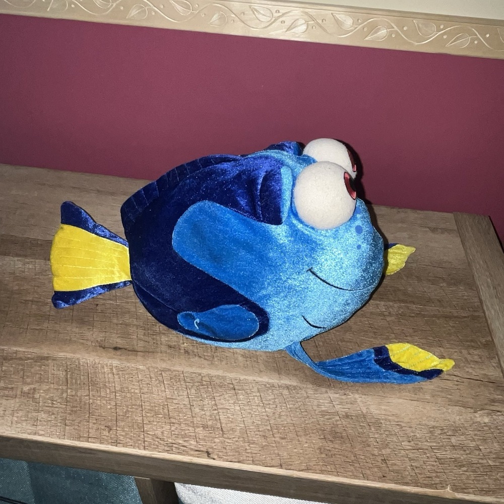 Disney Pixar Finding Nemo Dory Stuffed Bean Bag Beanbag Plush 15" - Picture 1 of 10